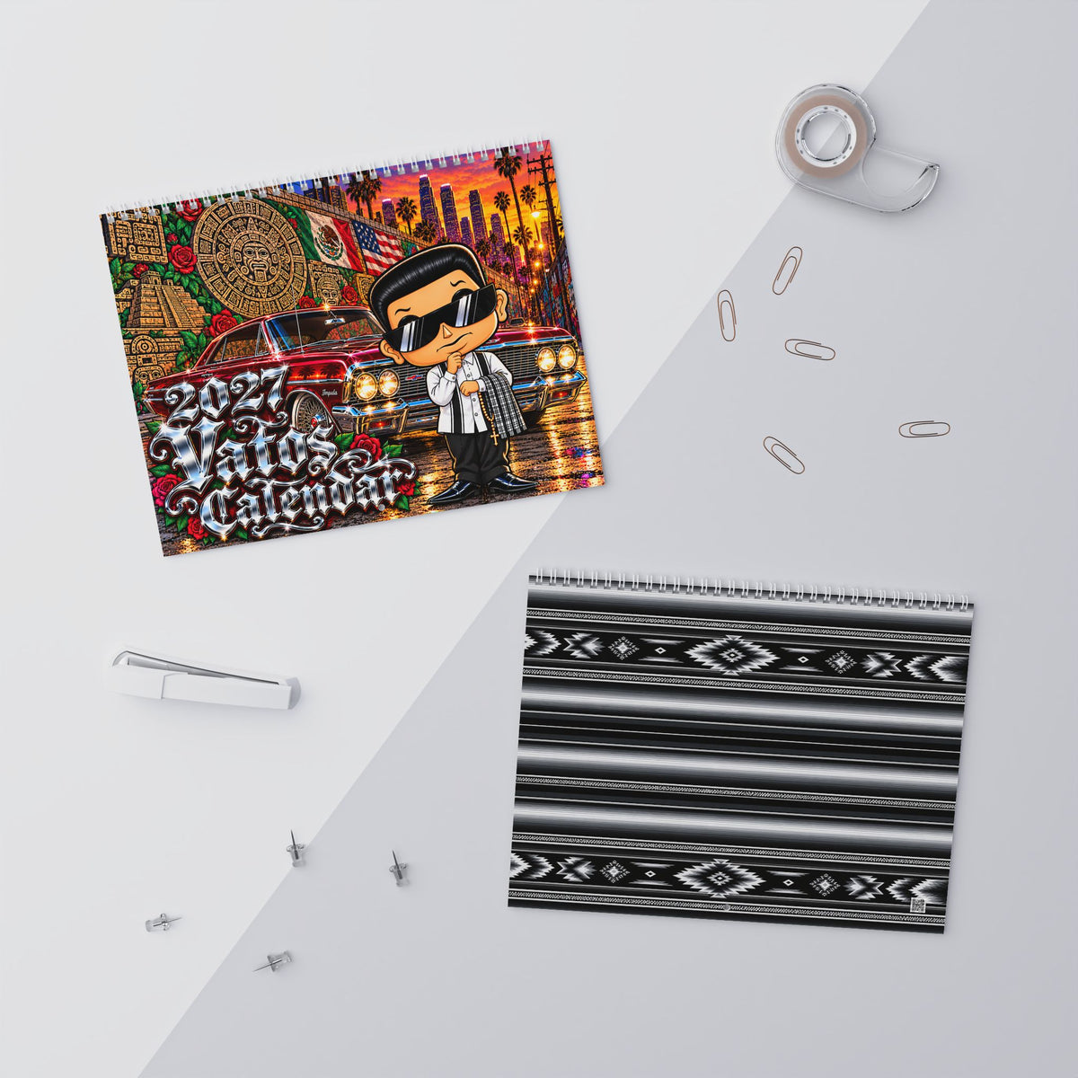Vatos  2027 Wall Calendar