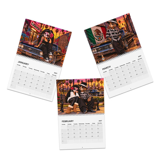 La Payasa 2027 calendar by Kadric Publishing LLC, featuring colorful artwork on the cover